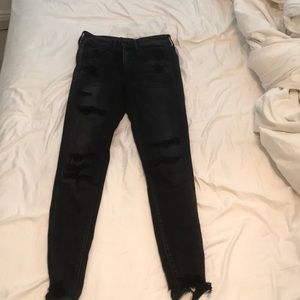 Black American eagle jeans